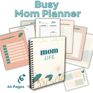 GREEN BUSY MOM PLANNER