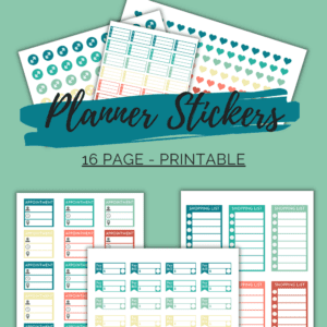 Green Planner Stickers