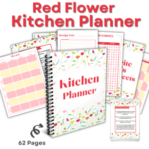 Red Flower Kitchen Planner