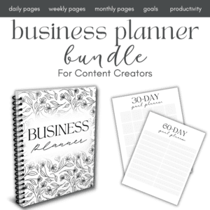 BUSINESS PLANNER BUNDLE