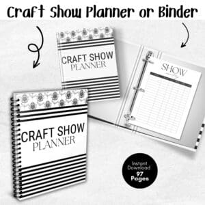 CRAFT SHOW PLANNER OR BINDER