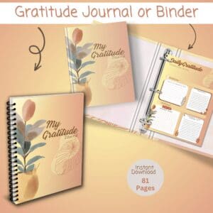 GOLD GRATITUDE JOURNAL