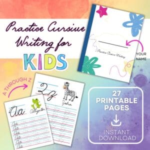 PRACTICE CURSIVE WRITING FOR KIDS