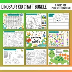 DINOSAUR KID CRAFT BUNDLE