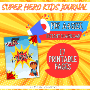 SUPER HERO KIDS JOURNAL