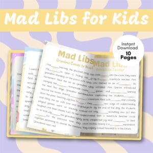 MAD LIBS FOR KIDS