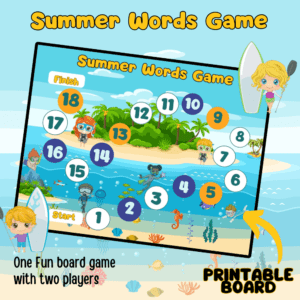 SUMMER WORDS GAME