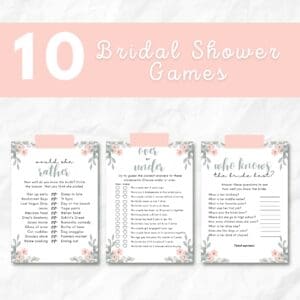 BRIDAL SHOWER GAMES