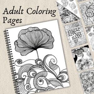 ADULT COLORING PAGES