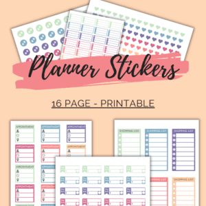 COLORFUL PLANNER STICKER