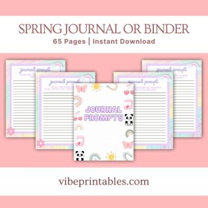 Cheerful Spring Journal Or Binder