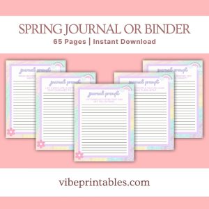 Cheerful Spring Journal Or Binder