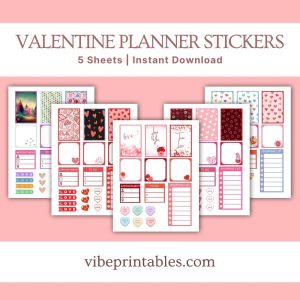 Valentine's Planner Stickers