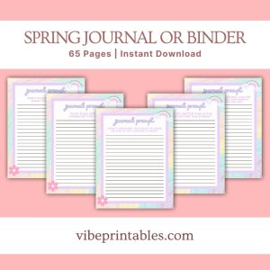 Cheerful Spring Journal Or Binder