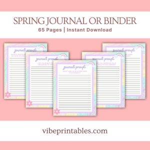 Cheerful Spring Journal Or Binder