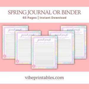 Cheerful Spring Journal Or Binder