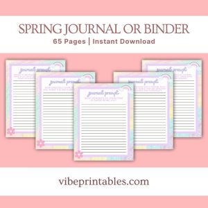 Cheerful Spring Journal Or Binder