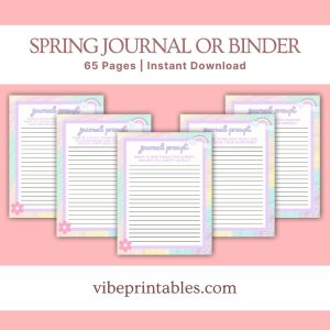 Cheerful Spring Journal Or Binder