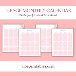 Pink Self-Care Workbook & Planner