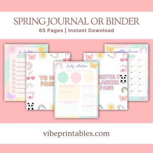 Cheerful Spring Journal Or Binder