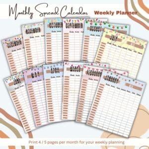 Road Trip Planner Printable PDF Bundle