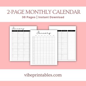 Black & White Teacher’s Planner Or Binder