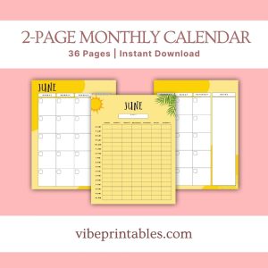 Yellow Summer Planner Or Binder