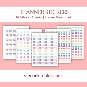 Colorful Planner Stickers