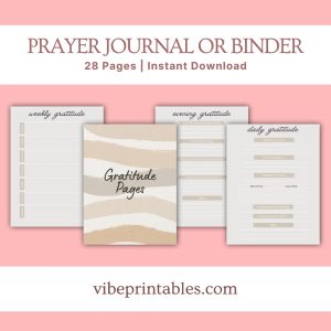 Tan Prayer Journal Or Binder