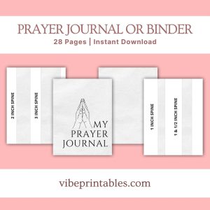 Gray Prayer Journal Or Binder