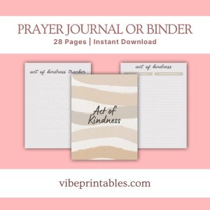 Tan Prayer Journal Or Binder