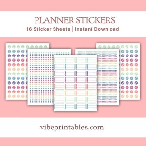 Colorful Planner Stickers