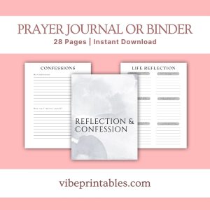 Gray Prayer Journal Or Binder