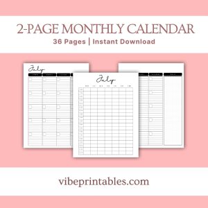 Black & White Teacher’s Planner Or Binder