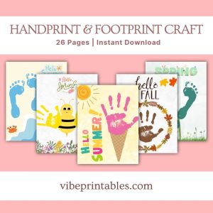 Holiday Handprint & Footprint Crafts For Kids