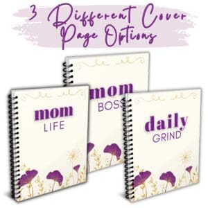 Purple Busy Mom Planner