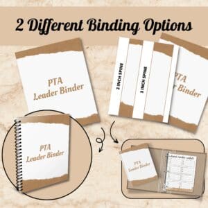 PTA LEADER PLANNER OR BINDER