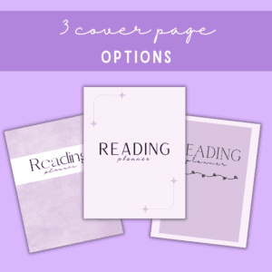 PURPLE READING PLANNER BUNDLE