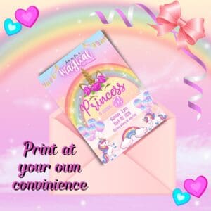 MAGICAL PRINCESS BIRTHDAY INVITATION