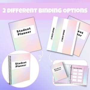 Student Planner Or Binder