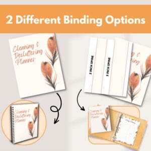 CLEANING & DECLUTTERING PLANNER OR BINDER