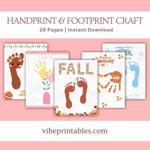 Holiday Handprint & Footprint Crafts For Kids