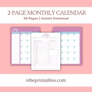 Colorful Cleaning & Decluttering Planner Or Binder