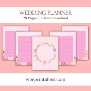 Pink Wedding Planner