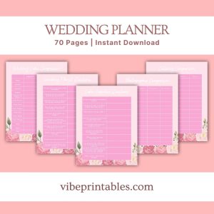 Pink Wedding Planner