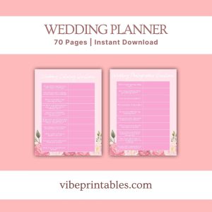 Pink Wedding Planner