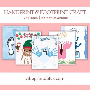 Holiday Handprint & Footprint Crafts For Kids