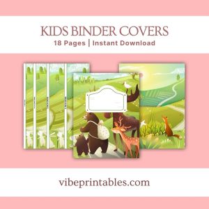 Kids Binder Covers