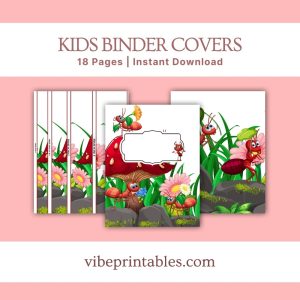 Kids Binder Covers