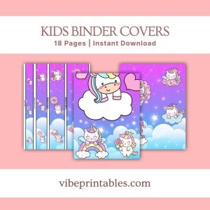 Kids Binder Covers